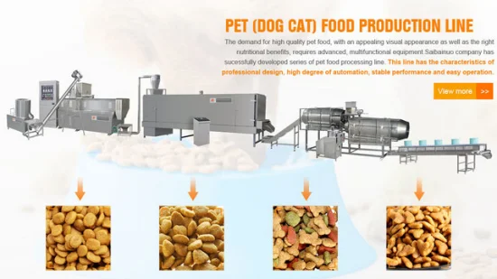 Промышленный автоматический экструдер производительностью 100-3000 кг/ч для производства влажного и сухого корма для животных, собак и кошек, машина для производства рыбного корма, производственная линия, перерабатывающее предприятие